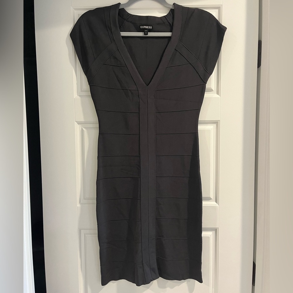 Express Y2K Bandage Mini Dress